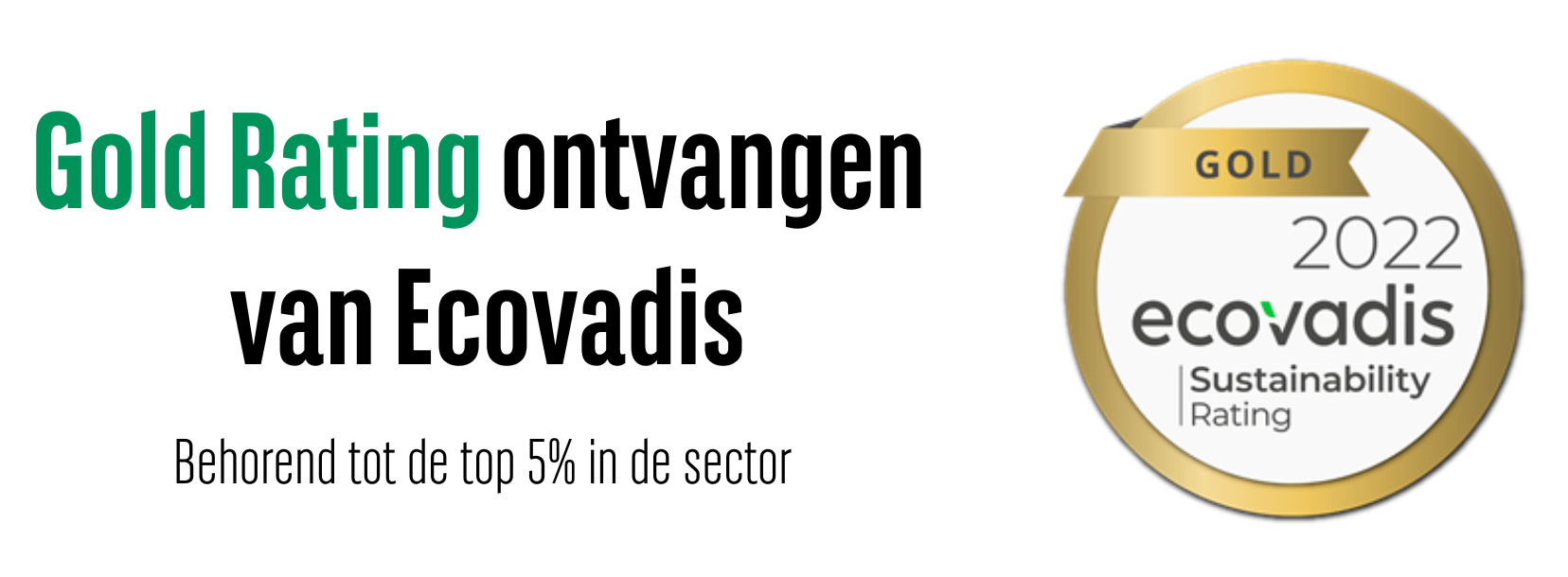EcoVadis Gold Rating MVO