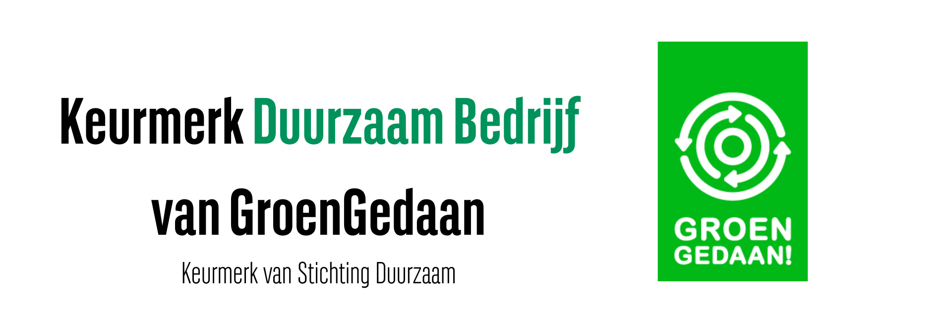 keurmerk duurzaam bedrijf