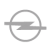 Opel logo grijs