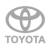 Toyota logo grijs