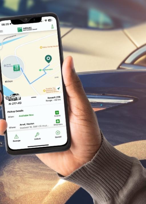 car sharing parkeerplaats telefoon